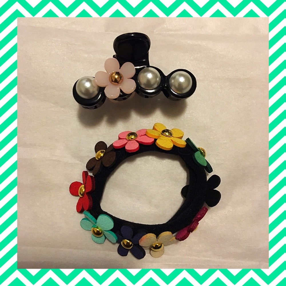 Luxury design hair band & clip 🌸💖 NEW